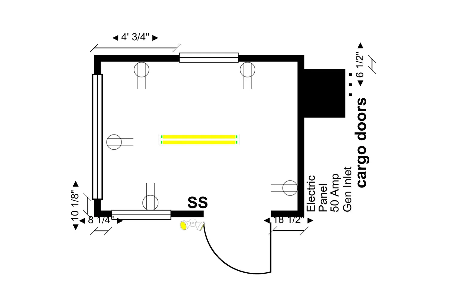 10ft Shipping Containers Scale House (10STSH) — photo 7 of 7