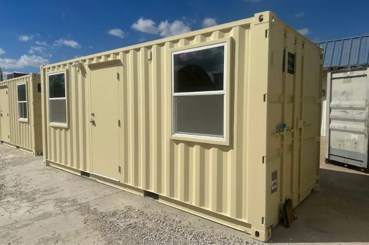 20ft Shipping Container Office (Insulated / No Siding) (20STOFI) — photo 4 of 6