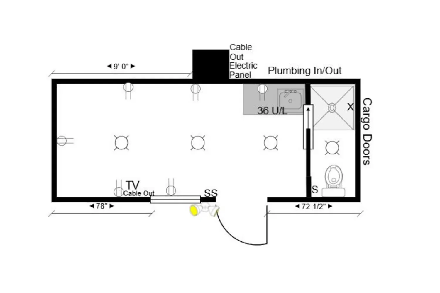 20ft Retreat Cabin Shipping Container (20STRCBN) — photo 8 of 8
