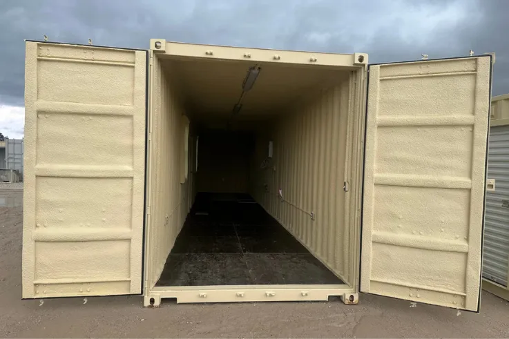 40ft Shipping Container Office (Insulated / No Siding) (40HCOFI) — photo 5 of 7