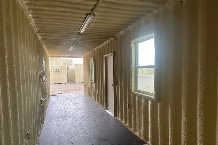 40ft Shipping Container Office (Insulated / No Siding) (40HCOFI) — photo 6 of 7