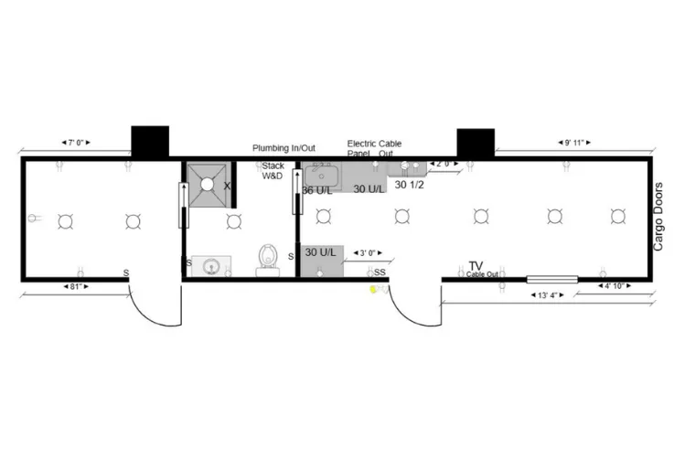 40ft Bunkhouse Cabin Shipping Container (40HCBH) — photo 10 of 10