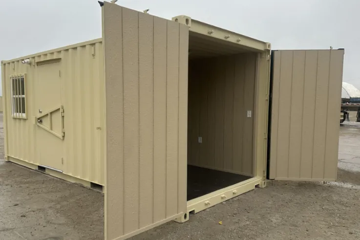 20ft Shipping Container Office (Insulated / With Siding) (20STOFIS) — photo 4 of 6
