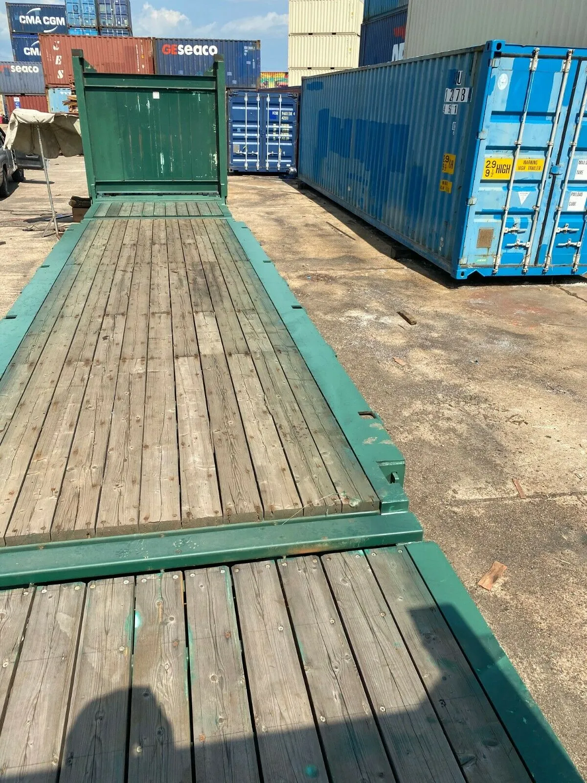 40ft Flat Rack Shipping Container — photo 11 of 13