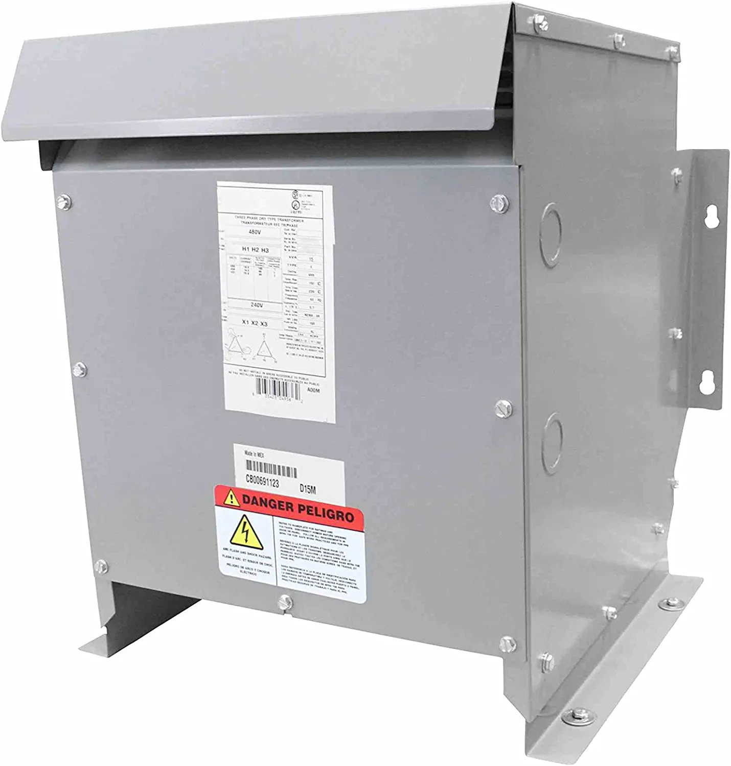 45 kva Three Phase Transformer 480V Delta Primary – 208Y/120V Secondary — photo 4 of 4
