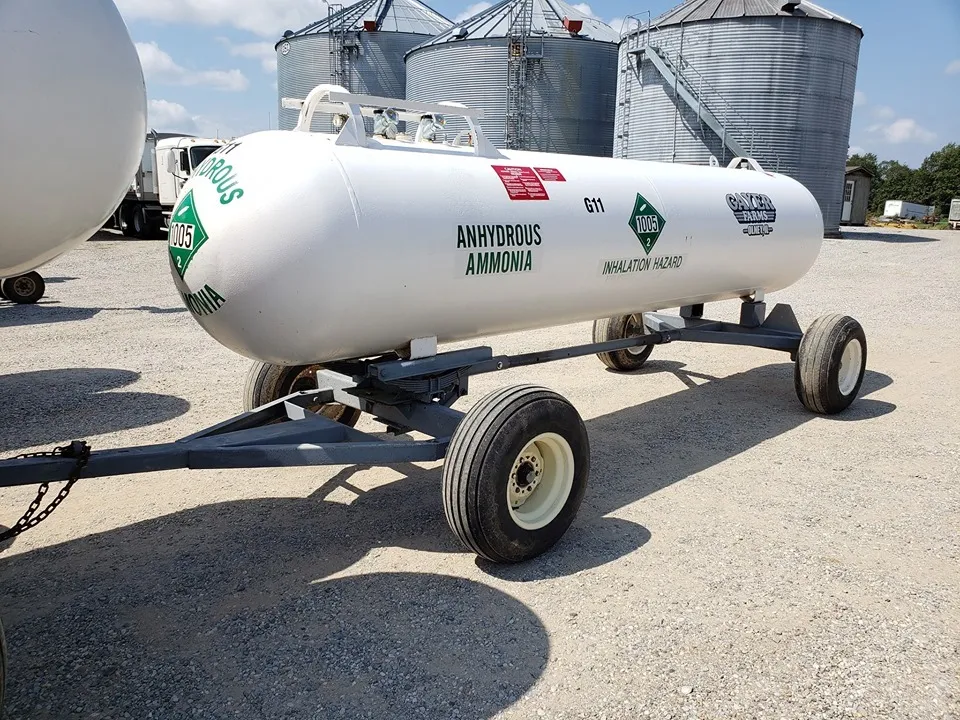 1450 Gallon Nh3 Tanks